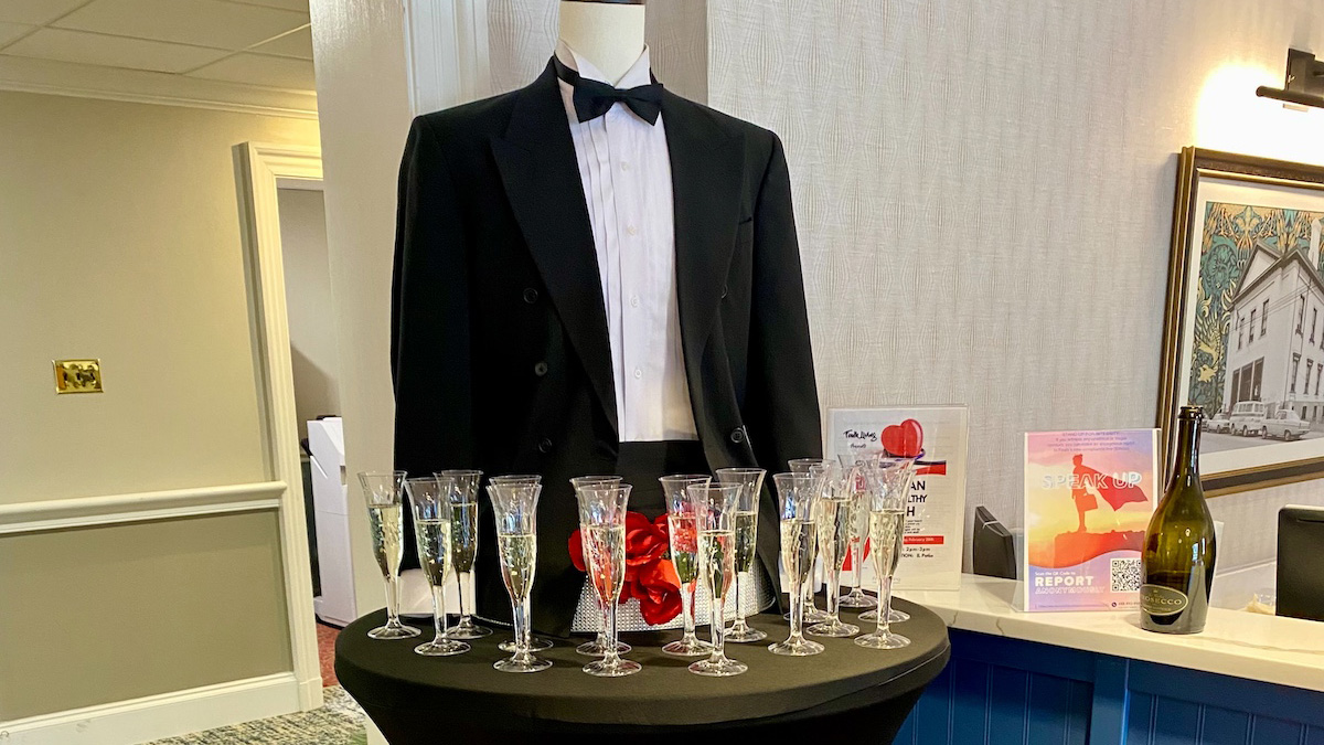 Red Carpet Tuxedo display piece