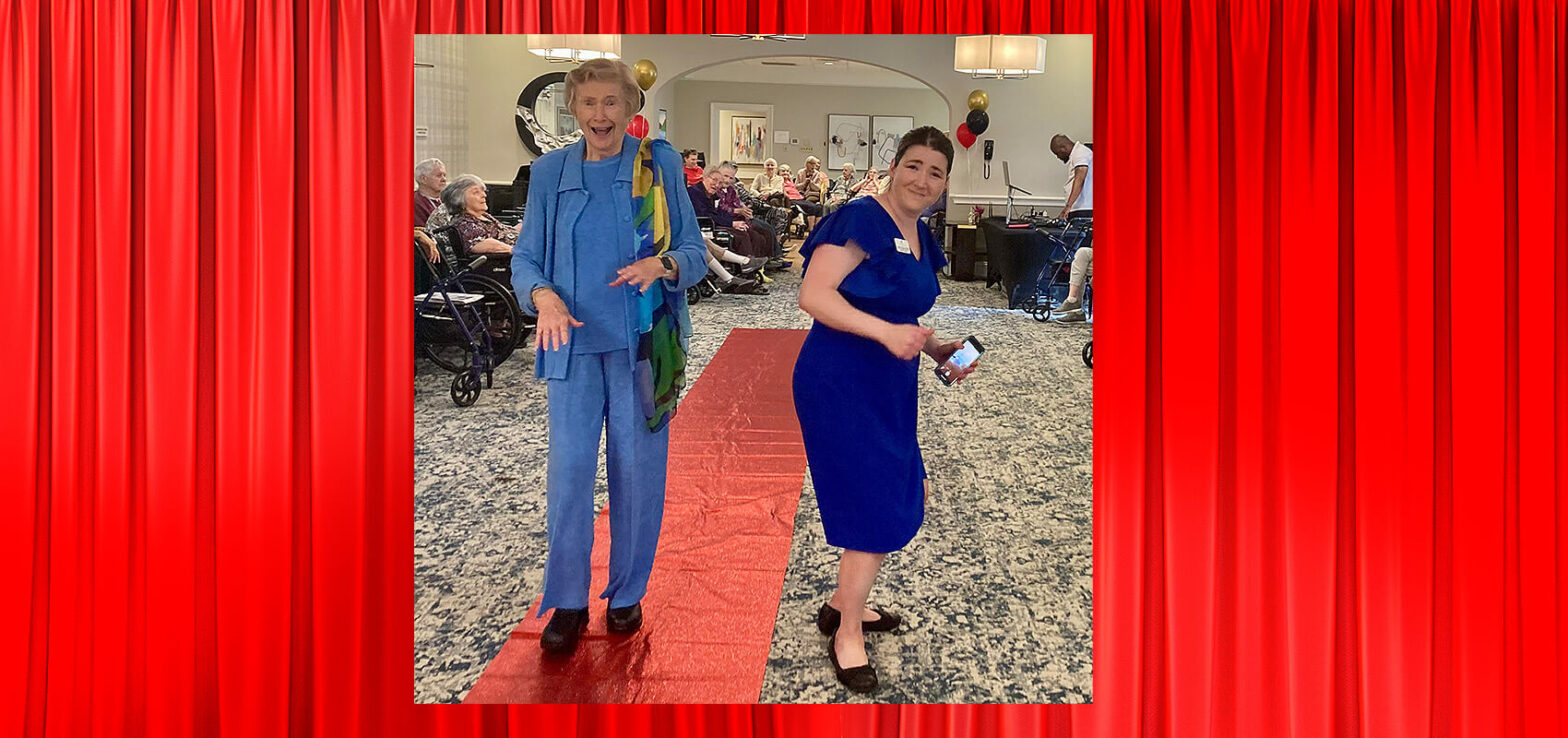 Resident fashion show